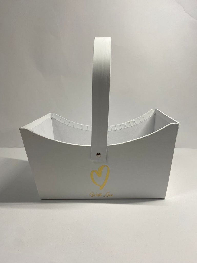 CAJA TIPO BARCO BLANCA 20X12X11 CM