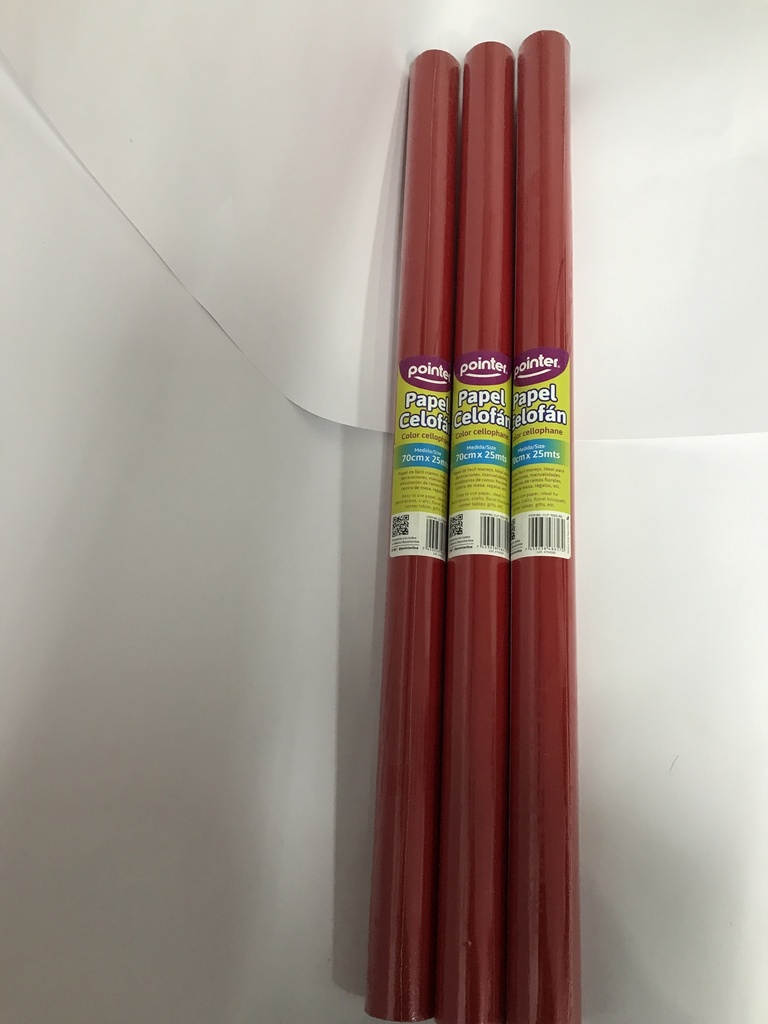 35-CLP-7026-RD PAPEL CELOFAN ROJO 70CMX25MT