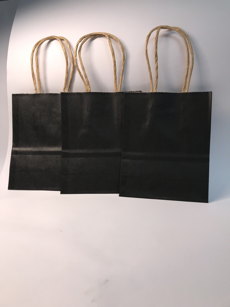 TF-7992 BOLSA KRAFT MINI "12X15X6" CM NEGRO