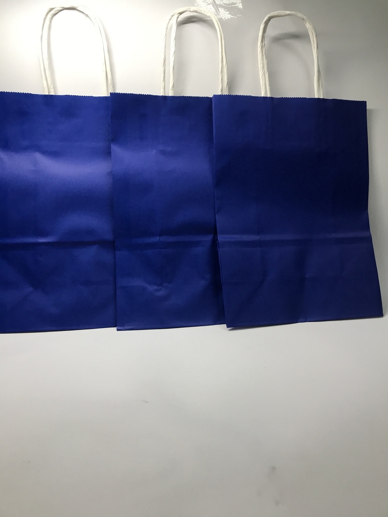 TF-8011 BOLSA KRAFT "S" AZUL REY