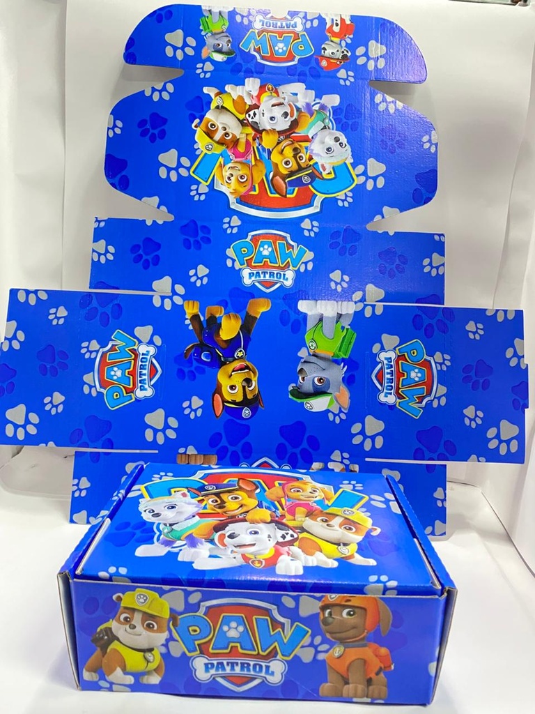 CAJA CORRUGADA DE PERSONAJES PAW PATROL