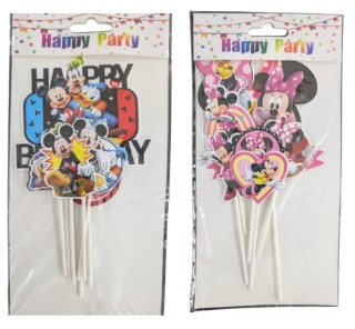 Topper de Cumpleaños Mickey