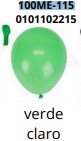 Globos Latex 100 piezas/bolsa 9" Verde Claro