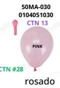 Globos Pastel 50 piezas/bolsa 5"