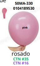 Globos Pastel 50 piezas/bolsa 18"