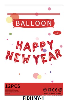Globos Letras Happy New Year 16 Pulgadas
