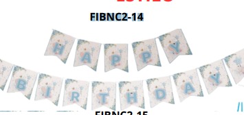 Banners de Cumpleaños 1 pieza