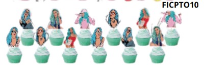 Cupcake Topper 12 piezas