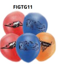 Globos Temáticos 16 piezas 12"