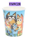 Vasitos para Cumpleaños BLUEY-14 10 piezas