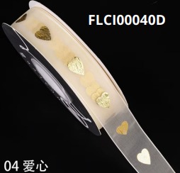 Cintas 2.5 CM X 20 YARDAS corazones solidos