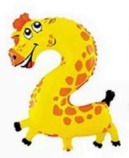 Globos de Animales Números de 16 pulgadas