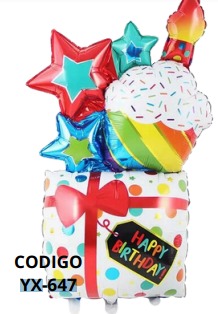 Globo REGALO-CUP CAKE-VELA 39 pulgadas