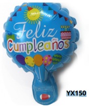 Globos de 5 Pulgadas Frase FELIZ CUMPLEAÑOS