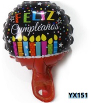 Globos de 5 Pulgadas Frase FELIZ CUMPLEAÑOS