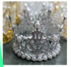 [O3V854] Mini-Coronas Silver F/Detalles