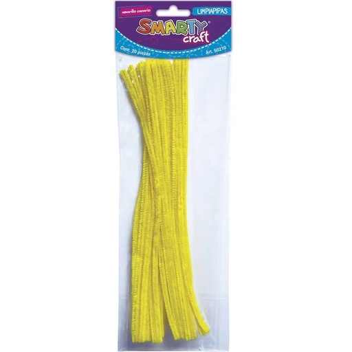 [38-AS0692-Y] 38-AS0692-Y LIMPIA PIPAS 25PCS 30CM AMARILLO