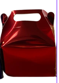 [TF-8136] CAJA LONCHERITA METALICA ROJA