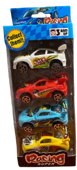 [S23C075] JUGUETE SET DE 4 CARRITOS