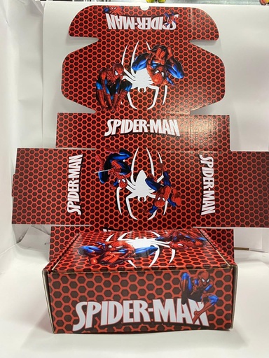 [RT-033] CAJA CORRUGADA DE PERSONAJES ARAÑA
