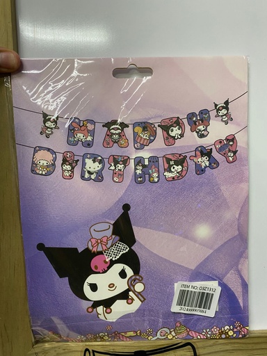 [O3Z1312] BANNER HBD KUROMI