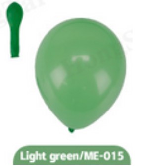 [100ME-134] Globos Latex 100 piezas/bolsa 9" VERDE OLIVA