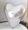 [100-34601] Globo Corazon Metalico 100 piezas/bolsa 12"
