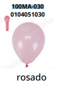 [100MA-030] Globos Pastel 100 piezas/bolsa 5"