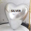[50-34601] Globo Corazon Metalico 50 piezas/bolsa 12"