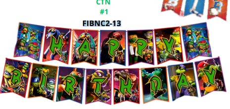 [FIBNC2-13] Banners de Cumpleaños 1 pieza