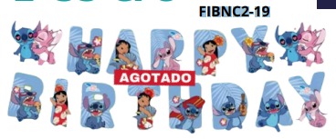 [FIBNC2-19] Banners de Cumpleaños 1 pieza