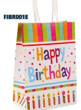 [FIBR001E] BOLSAS DE REGALO KRAFT PEQUEÑAS 20 PIEZAS/BOLSA 21x15x8cm