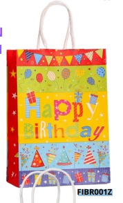 [FIBR001Z] BOLSAS DE REGALO KRAFT PEQUEÑAS 20 PIEZAS/BOLSA 21x15x8cm