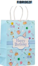 [FIBR002F] BOLSAS DE REGALO KRAFT MEDIANAS 20 PIEZAS/BOLSA 27x21x11cm