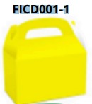 [FICD001-1] CAJITA DULCES 12 PCS/BOLSA 17.3x9.91cm AMARILLA