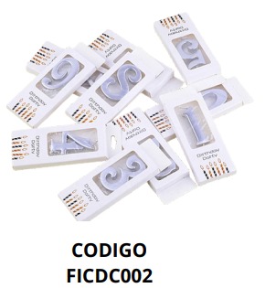 [FICDC002-P3] CANDELAS PLATEADO DE NUMEROS