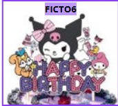 [FICTO6] Cake Topper
