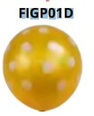 [FIGP01D] Globos DE LUNARES 50 piezas/bolsa 12"