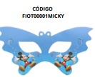 [FIOT00001MICKY] Antifaces temáticos de cumpleaños 10 piezas