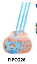 [FIPCG26] Pajillas para Cumpleaños 6 piezas 7x26cm