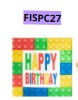 [FISPC27] Servilletas para Cumpleaños 20 piezas 17x17cm