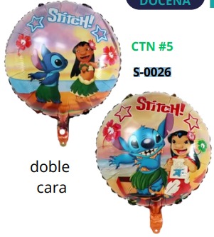 [S-0026] Globos Caricaturas 18 Pulgadas