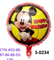 [S-0234] Globos Caricaturas 18 Pulgadas