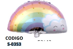 [S-0353] Globo de ARCOIRIS 20 pulgadas