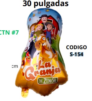 [S-154] Globo La Granja de Zenón 30"