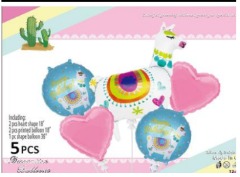 [TZ-K5027] SET GLOBOS 5 PIEZAS