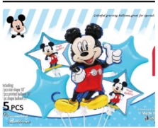 [TZ-K5029] SET GLOBOS 5 PIEZAS