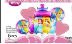 [TZ-K5051] SET GLOBOS 5 PIEZAS