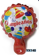 [YX140] Globos de 5 Pulgadas Frase FELIZ CUMPLEAÑOS