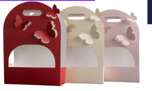 Caja c/Mariposas P/Flores & Detalles 20X